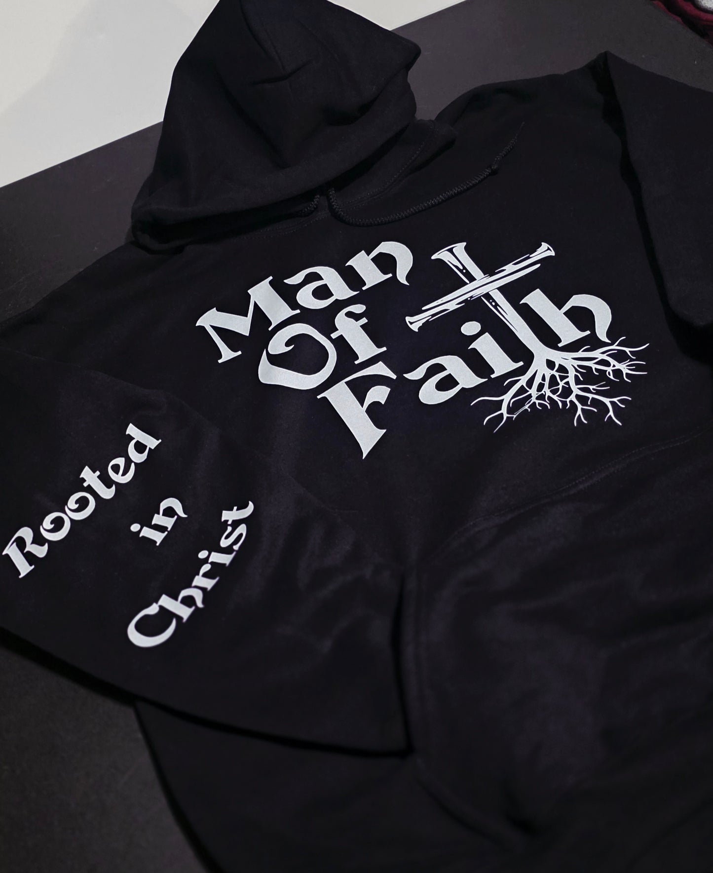 Hooded Man Of Faith Hoodie