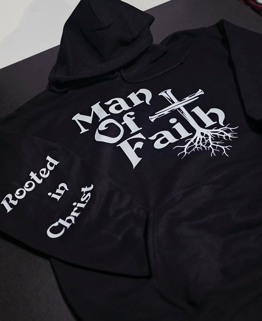 Hooded Man Of Faith Hoodie