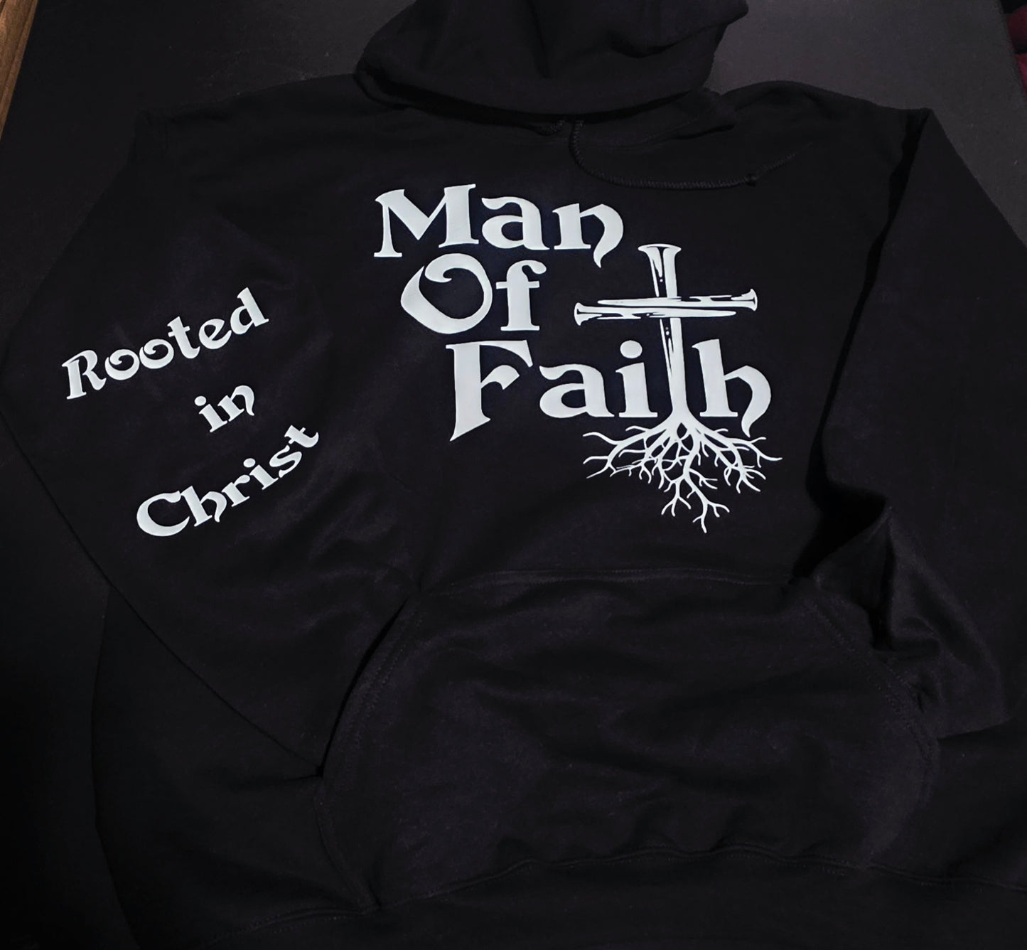 Hooded Man Of Faith Hoodie