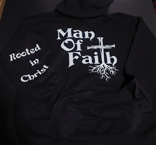 Hooded Man Of Faith Hoodie